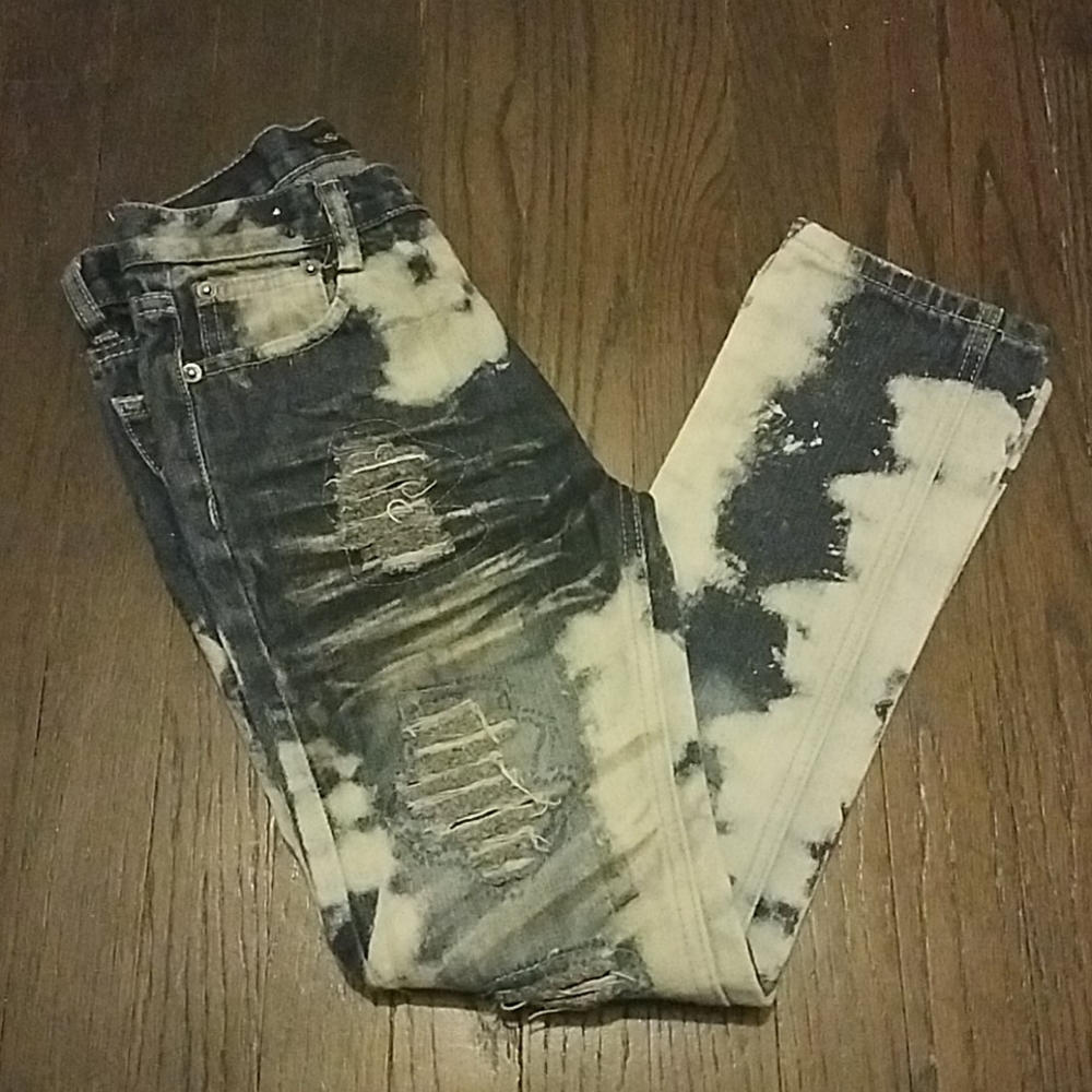 "GS" 115 Boys Bleached Jeans